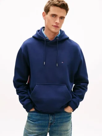 Bluza z kapturem z logo na plecach
