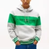 Bluza z kapturem z logo w stylu colorblock