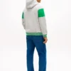 Bluza z kapturem z logo w stylu colorblock
