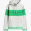 Bluza z kapturem z logo w stylu colorblock