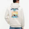 Bluza z kapturem z nadrukiem Desert Palm na plecach