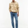 Bluza z kapturem z nadrukiem tropikalnym Bluza z kapturem z nadrukiem tropikalnym