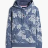 Bluza z kapturem z nadrukiem tropikalnym