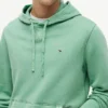 Bluza z kapturem z tkaniny frotte poddanej praniu