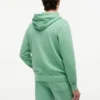 Bluza z kapturem z tkaniny frotte poddanej praniu