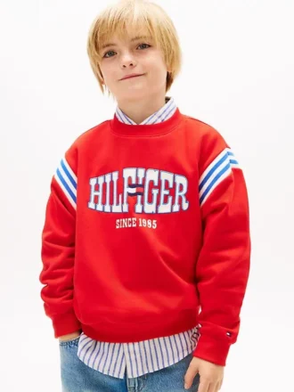 Bluza z logo Hilfiger Sport dla dzieci