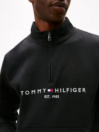 Bluza z logo Tommy z zamkiem 1/4