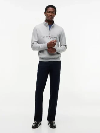 Bluza z logo Tommy z zamkiem 1/4