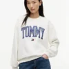 Bluza z okrągłym dekoltem i logo Varsity Tommy Bluza z okrągłym dekoltem i logo Varsity Tommy