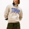 Bluza z okrągłym dekoltem i logo Varsity Tommy Bluza z okrągłym dekoltem i logo Varsity Tommy