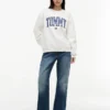 Bluza z okrągłym dekoltem i logo Varsity Tommy Bluza z okrągłym dekoltem i logo Varsity Tommy
