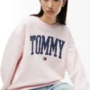 Bluza z okrągłym dekoltem i logo Varsity Tommy Bluza z okrągłym dekoltem i logo Varsity Tommy