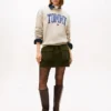 Bluza z okrągłym dekoltem i logo Varsity Tommy Bluza z okrągłym dekoltem i logo Varsity Tommy