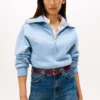 Bluza z polaru interlock z zamkiem do połowy Bluza z polaru interlock z zamkiem do połowy