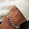 Bransoletka z łańcuszkiem z flagami