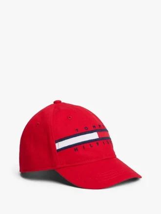 Czapka baseballowa dla niemowląt z logo w paski w flagi