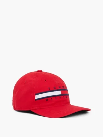 Czapka z daszkiem dla dzieci z logo w paski w flagi