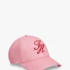 Czapka z daszkiem z haftowanym monogramem