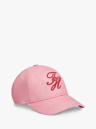 Czapka z daszkiem z haftowanym monogramem