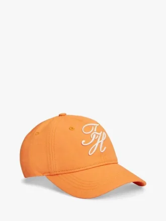 Czapka z daszkiem z haftowanym monogramem