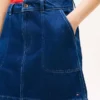 Dżinsowa mini spódniczka w stylu utility