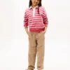 Dziecięca bluza polo w paski