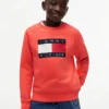 Dziecięca bluza raglanowa z logo Tommy Flag Dziecięca bluza raglanowa z logo Tommy Flag