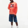 Dziecięca bluza raglanowa z logo Tommy Flag Dziecięca bluza raglanowa z logo Tommy Flag