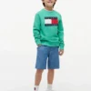 Dziecięca bluza raglanowa z logo Tommy Flag Dziecięca bluza raglanowa z logo Tommy Flag