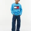 Dziecięca bluza raglanowa z logo Tommy Flag Dziecięca bluza raglanowa z logo Tommy Flag