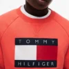 Dziecięca bluza raglanowa z logo Tommy Flag Dziecięca bluza raglanowa z logo Tommy Flag