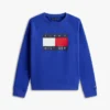 Dziecięca bluza raglanowa z logo Tommy Flag Dziecięca bluza raglanowa z logo Tommy Flag