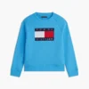 Dziecięca bluza raglanowa z logo Tommy Flag Dziecięca bluza raglanowa z logo Tommy Flag