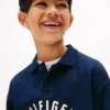 Dziecięca bluza z okrągłym dekoltem i nadrukiem Hilfiger
