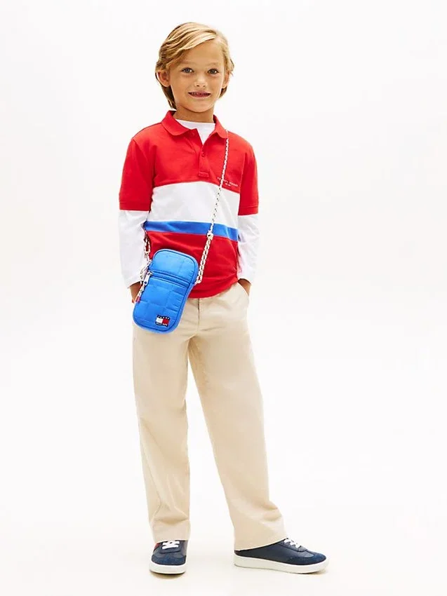 Dziecięca koszulka polo w stylu colorblock Dziecięca koszulka polo w stylu colorblock