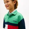 Dziecięca koszulka polo w stylu rugby z kontrastowymi wstawkami Dziecięca koszulka polo w stylu rugby z kontrastowymi wstawkami