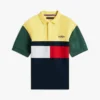 Dziecięca koszulka polo w stylu rugby z kontrastowymi wstawkami Dziecięca koszulka polo w stylu rugby z kontrastowymi wstawkami
