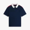 Dziecięca koszulka polo w stylu rugby z kontrastowymi wstawkami