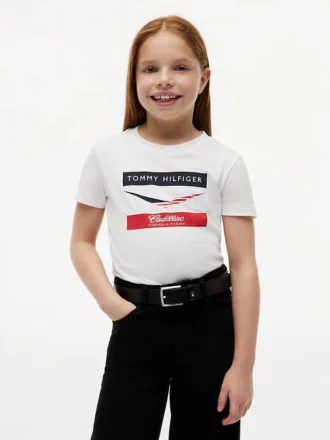 Dziecięca koszulka Tommy x Cadillac F1® Team Chevron