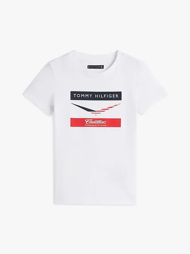 Dziecięca koszulka Tommy x Cadillac F1® Team Chevron Dziecięca koszulka Tommy x Cadillac F1® Team Chevron