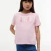 Dziecięca koszulka z cekinowym logo Hilfiger Dziecięca koszulka z cekinowym logo Hilfiger