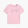 Dziecięca koszulka z cekinowym logo Hilfiger Dziecięca koszulka z cekinowym logo Hilfiger