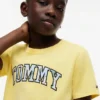 Dziecięca koszulka z kwiatowym logo Tommy