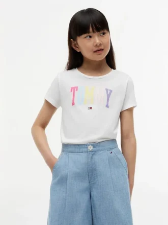 Dziecięca koszulka z logo Tommy