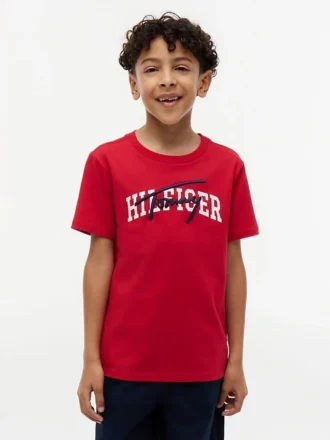 Dziecięca koszulka z nadrukiem Hilfiger