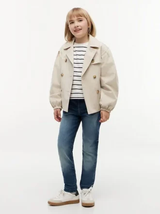 Dziecięce jeansy skinny z elastycznym paskiem Dziecięce jeansy skinny z elastycznym paskiem