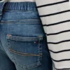 Dziecięce jeansy skinny z elastycznym paskiem Dziecięce jeansy skinny z elastycznym paskiem