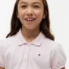 Elastyczna koszulka polo z bufiastymi rękawami dla dzieci Elastyczna koszulka polo z bufiastymi rękawami dla dzieci