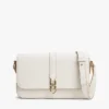 Elegancka torebka crossbody z klapką i monogramem