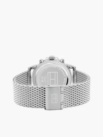 Elegancki zegarek z paskiem z siateczki o średnicy 40 mm